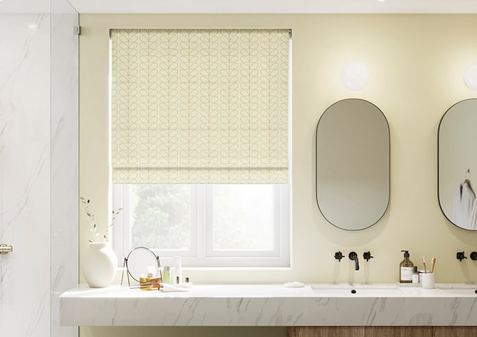 Orla Kiely Linear Stem, Natural - Twist&Fit Roman Blind - Image 3